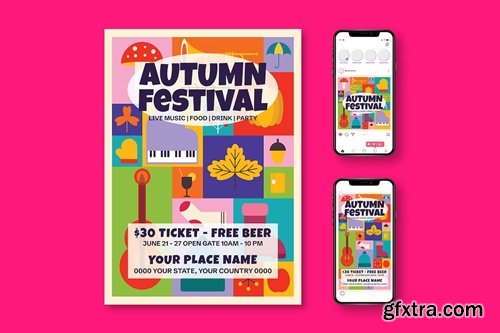 Autumn Festival Flyer P8AT7JR