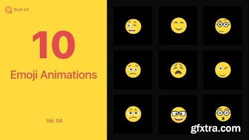 Videohive Emoji Animations Vol. 04 45193811