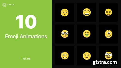 Videohive Emoji Animations Vol. 06 45193821