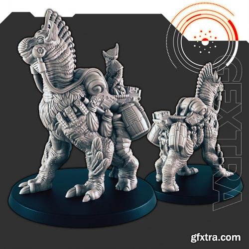 Sci-Fi Pack Beast and Alien Scavengers 3D Print Model