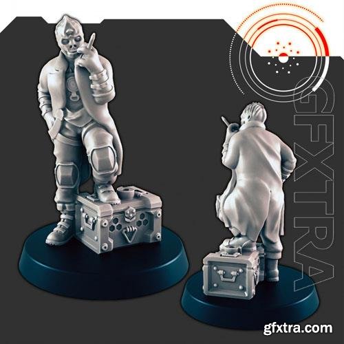 Sci-Fi Dock Worker 1 3D Print Model