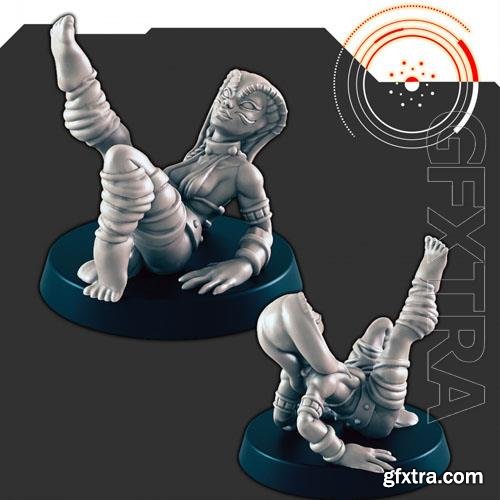 Sci-Fi Crime Dancer 2 3D Print Model