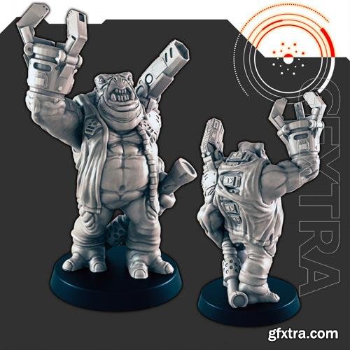 Sci-Fi Crew Slag 3D Print Model