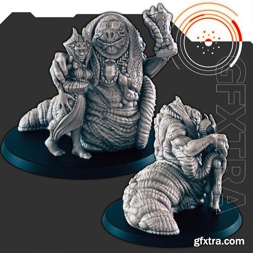 Sci-Fi Baboya and Ceelie 3D Print Model