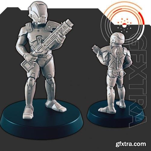 Sci-Fi Alliance Patrol 3 3D Print Model