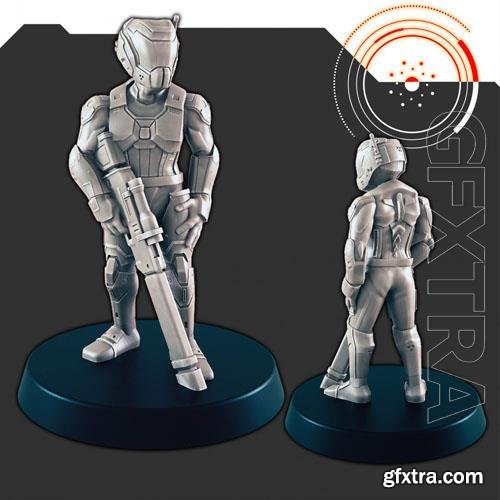 Sci-Fi Alliance Patrol 2 3D Print Model