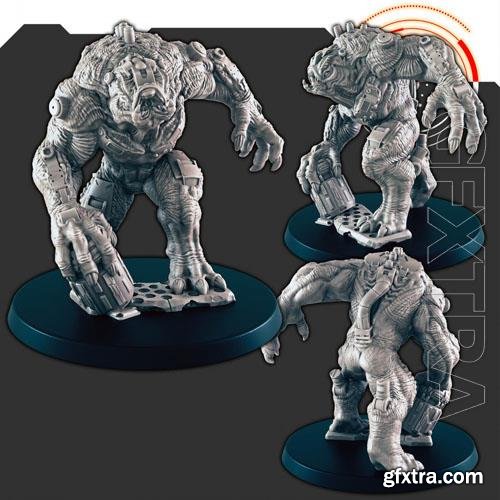 Sci-Fi Alien Hive The Behemoth 3D Print Model