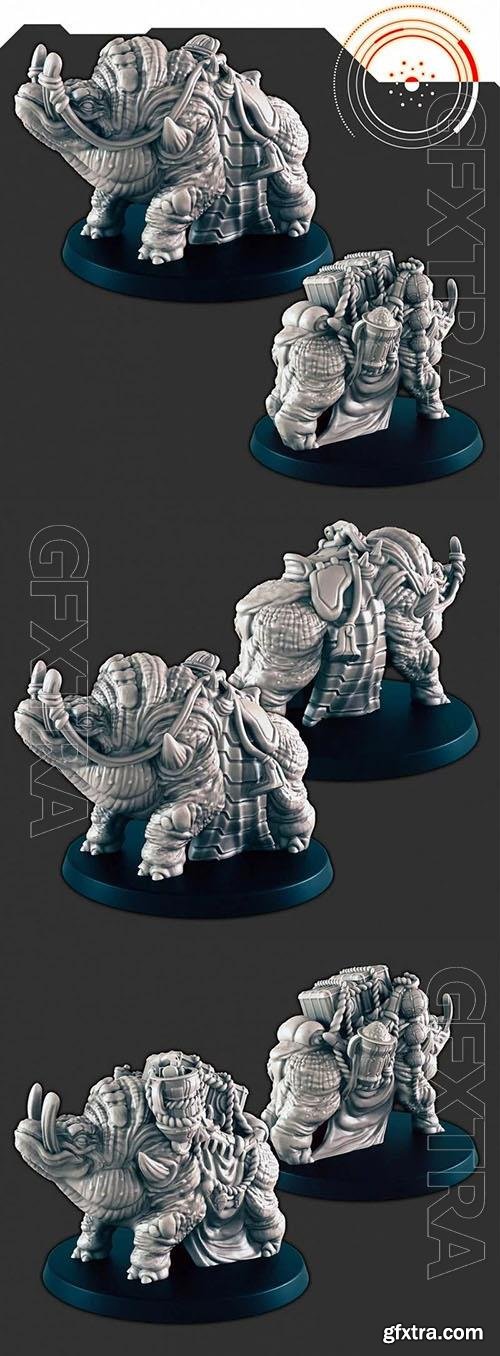 Sci-Fi Alien Beast of Burden – Uscon 3D Print Model