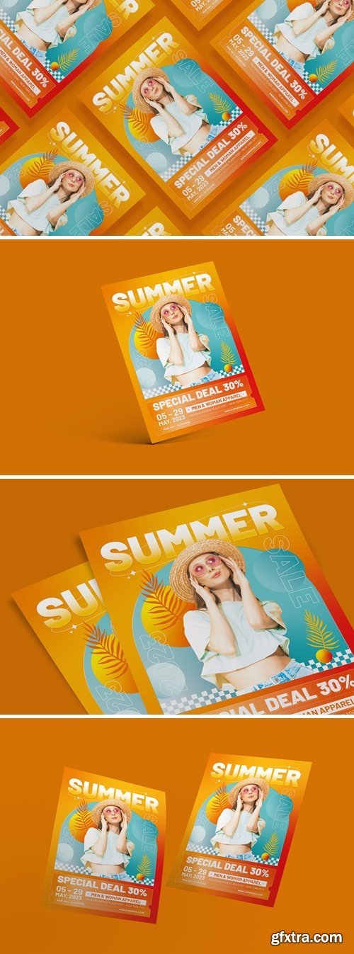 Summer Fashion Sale Flyer 93JB44H