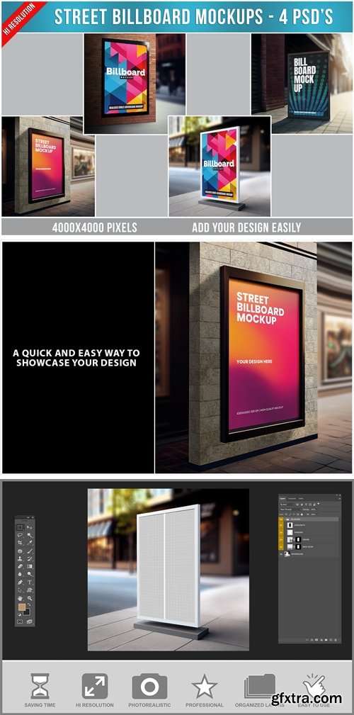 Street Billboard Mockups DTLBKK5