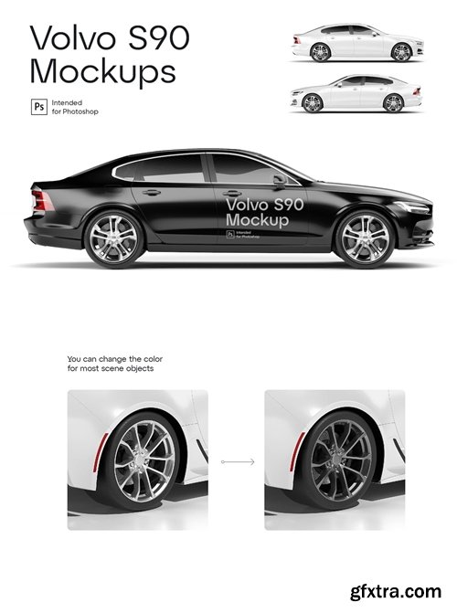 Volvo S90 Mockup 3QWYVLP