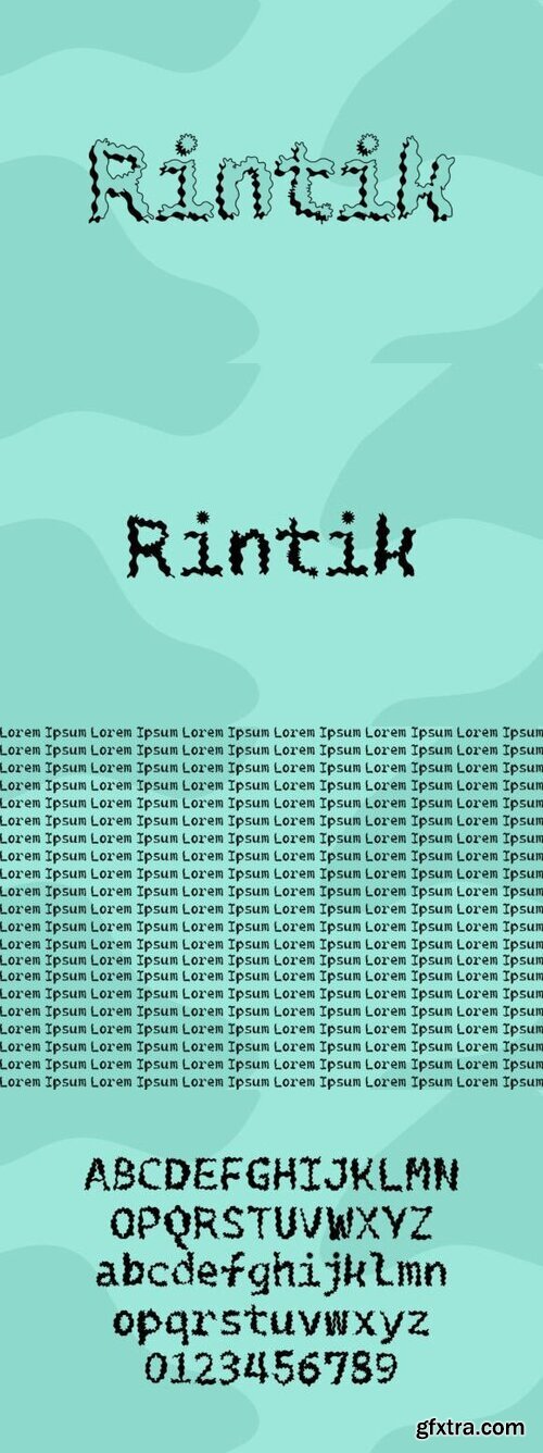 Rintik Font