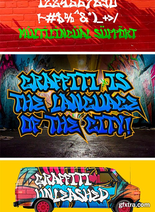 Block Busta - Urban Graffiti Font