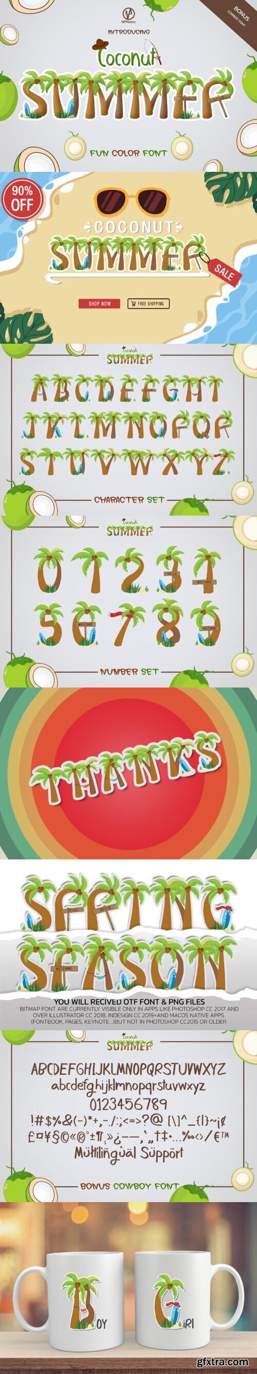 Coconut Summer Font