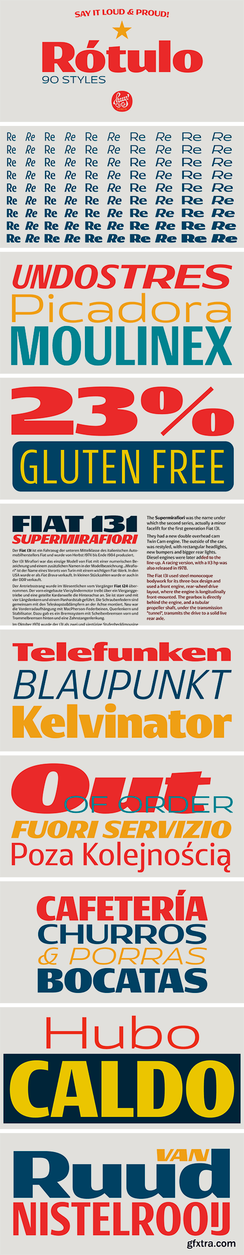 Rotulo Font Family