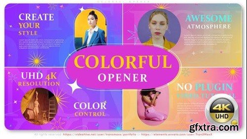 Videohive Colorful Opener 45195974