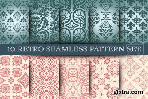 Set of 10 Vintage Pattern