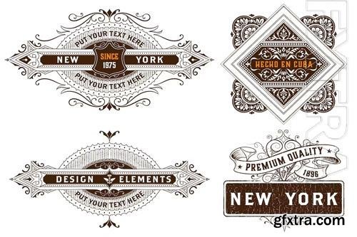 Set of 4 logos and badges