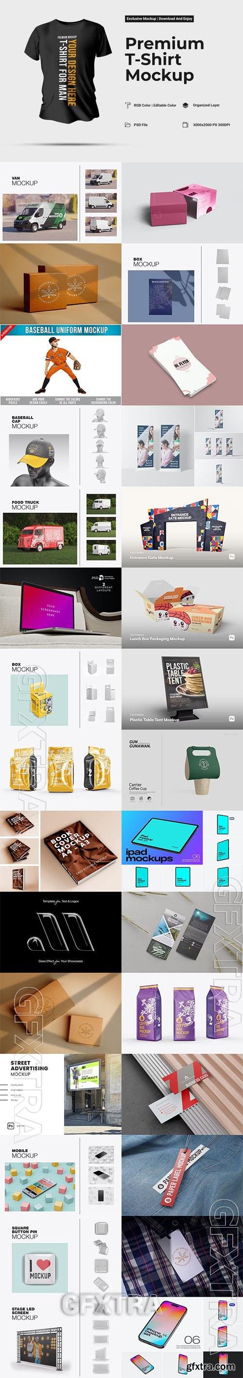 31 Mockups Templates Bundle