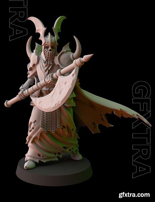 Fantasy Cult Miniatures – Cementery Phalanx Leader 3D Print Model