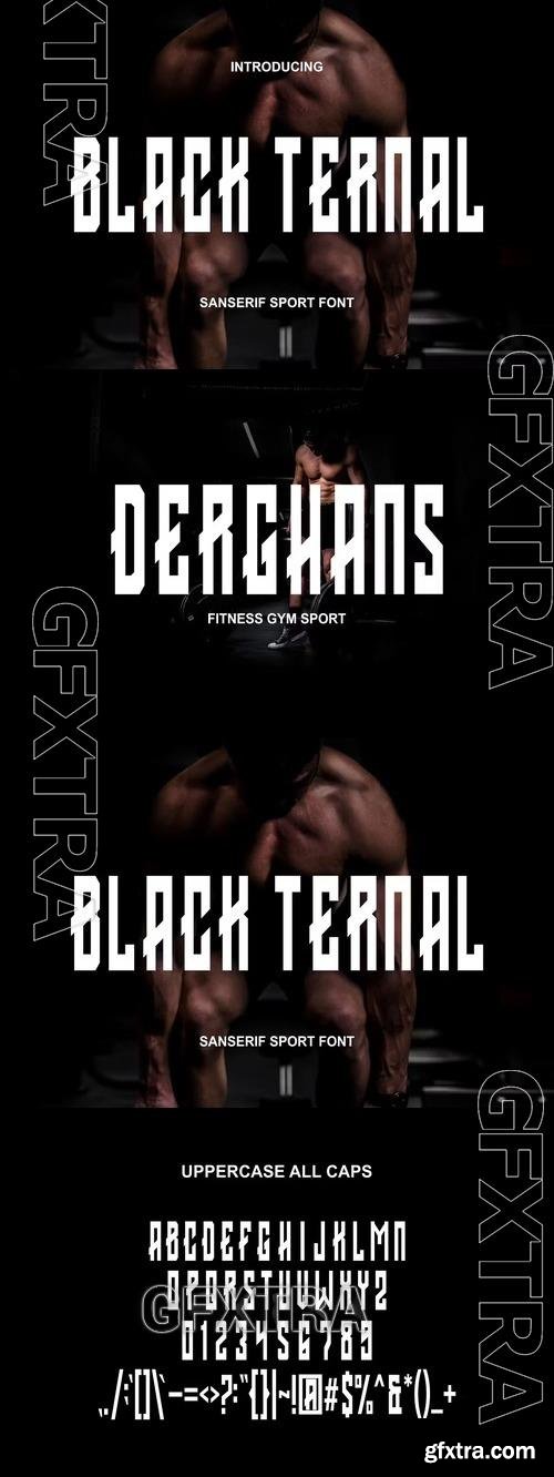 Black Ternal Font AZ9FMWN