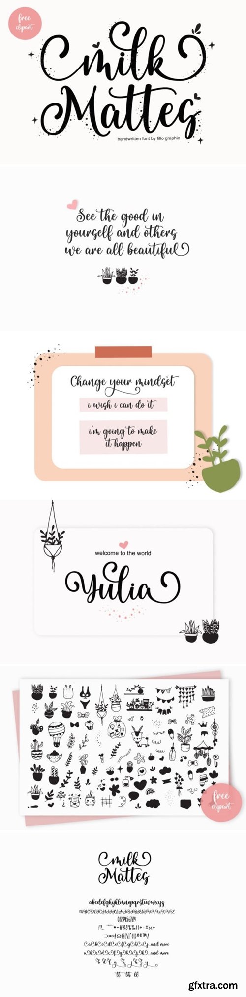 Milk Mattes Font