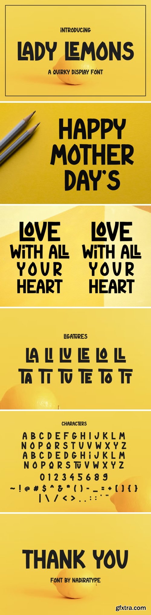 Lady Lemons Font