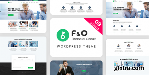 Themeforest - F&amp;O - Consultant Finance WordPress Theme 1.2.4 - Nulled