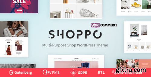 Themeforest - Shoppo - Multipurpose WooCommerce Shop Theme 1.1.1 - Nulled