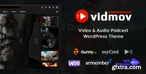 Themeforest - VidMov - Video WordPress Theme 1.9.4 - Nulled