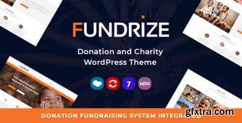 Themeforest - Fundrize | Responsive Donation &amp; Charity WordPress Theme 1.28 - Nulled