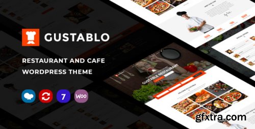 Themeforest - Gustablo | Restaurant &amp; Cafe Responsive WordPress Theme 1.23 - Nulled