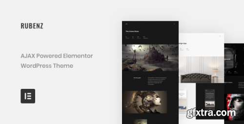 Themeforest - Rubenz – Creative Portfolio AJAX WordPress Theme 2.8.1 - Nulled