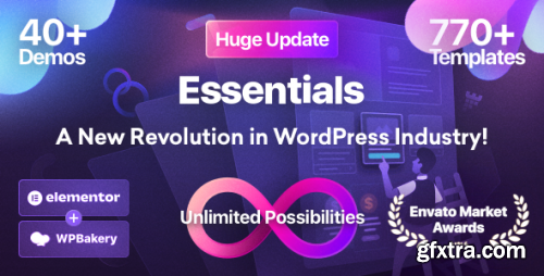 Themeforest - Essentials | Multipurpose WordPress Theme 3.0.8 - Nulled