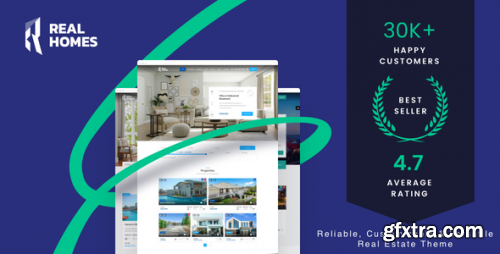 Themeforest - RealHomes - Estate Sale and Rental WordPress Theme 4.1.0 - Nulled