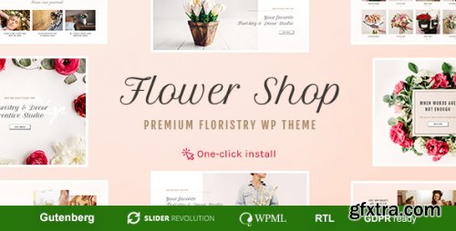 Themeforest - Flower Shop - Decoration Store and Floristic WordPress Theme 1.1.8 - Nulled