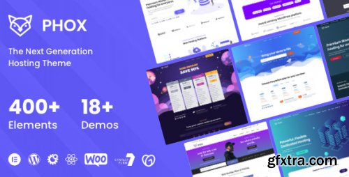 Themeforest - Phox - Hosting WordPress &amp; WHMCS Theme 2.2.5 - Nulled