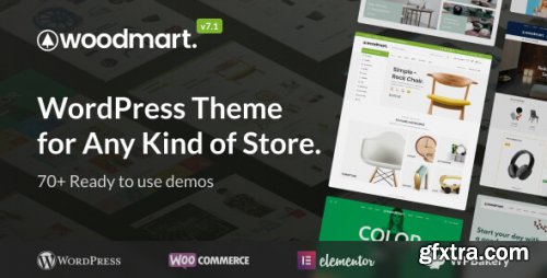 Themeforest - WoodMart - Multipurpose WooCommerce Theme 7.1.4 - Nulled