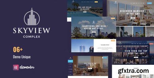 Themeforest - Skyview Complex - One Page Single Property WordPress Theme 2.1.0 - Nulled