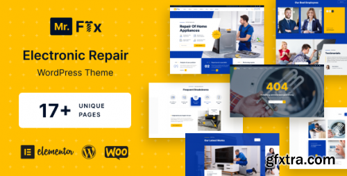 Themeforest - MrFix - Appliances Repair Services WordPress Theme 1.3 - Nulled