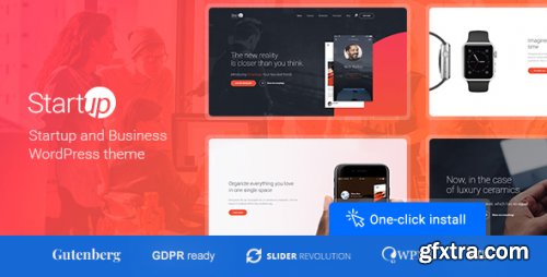 Themeforest - Startup Company - WordPress Theme for Business &amp; Technology 1.1.8 - Nulled