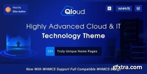 Themeforest - Qloud 3.0 - WHMCS, Cloud Computing, Apps &amp; Server WordPress Theme 3.0.2 - Nulled