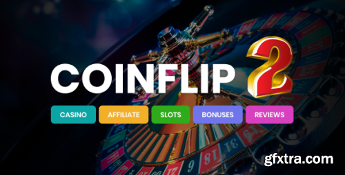 Themeforest - Coinflip - Casino Affiliate &amp; Gambling WordPress Theme 2.5 - Nulled