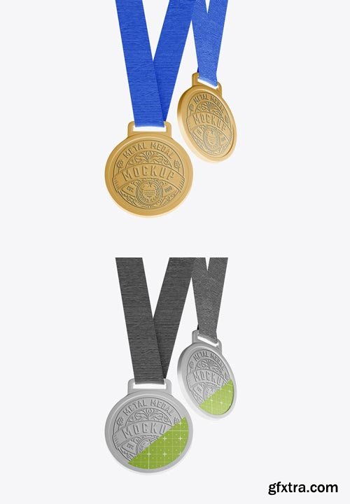 Golden Medal Mockup