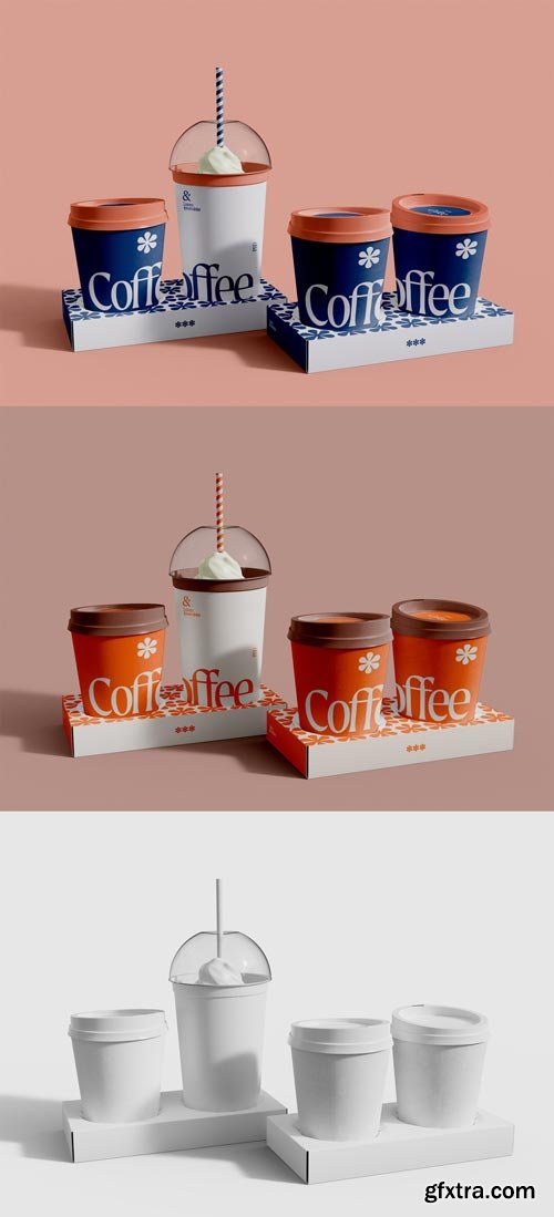 Take away Coffee Cups Mockup 594057745