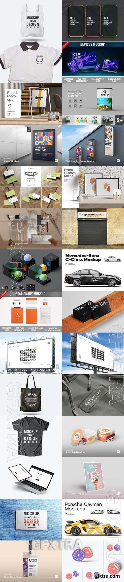 28 Mockup Templates Bundle