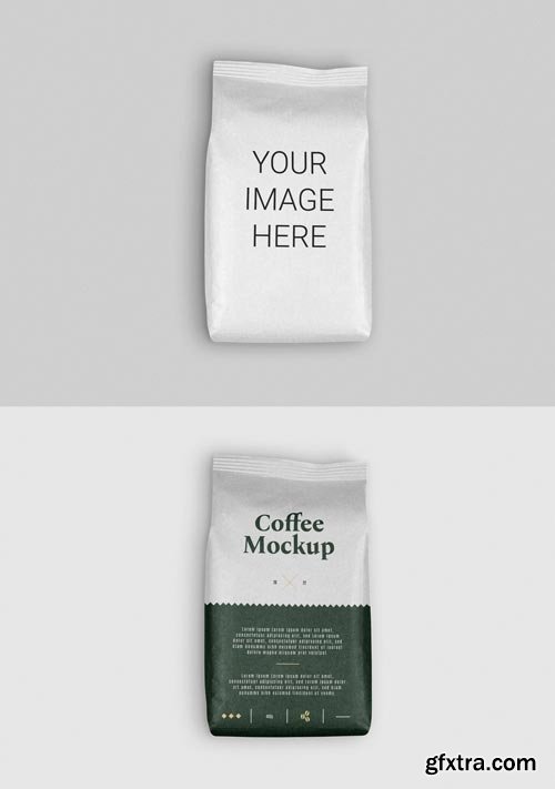 Small Paper Coffee Bag Mockup 593919331