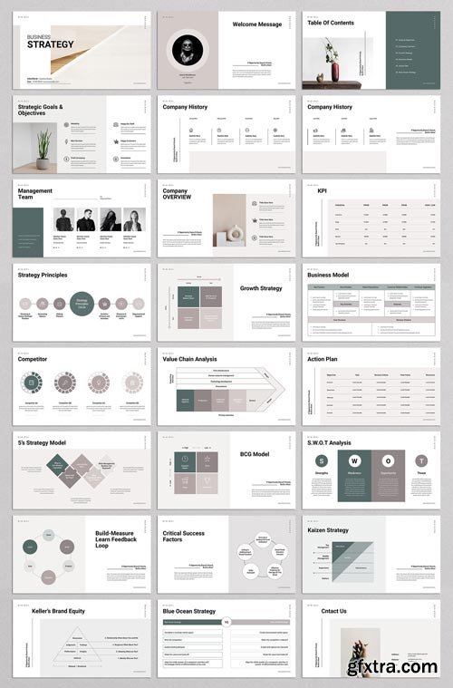Business Strategy Presentation Template 581349745