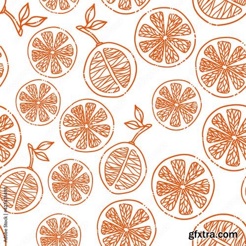 Fruit seamless pattern pack 1