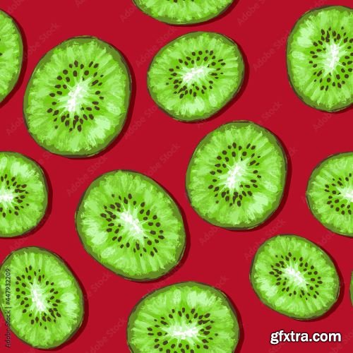 Fruit seamless pattern pack 1